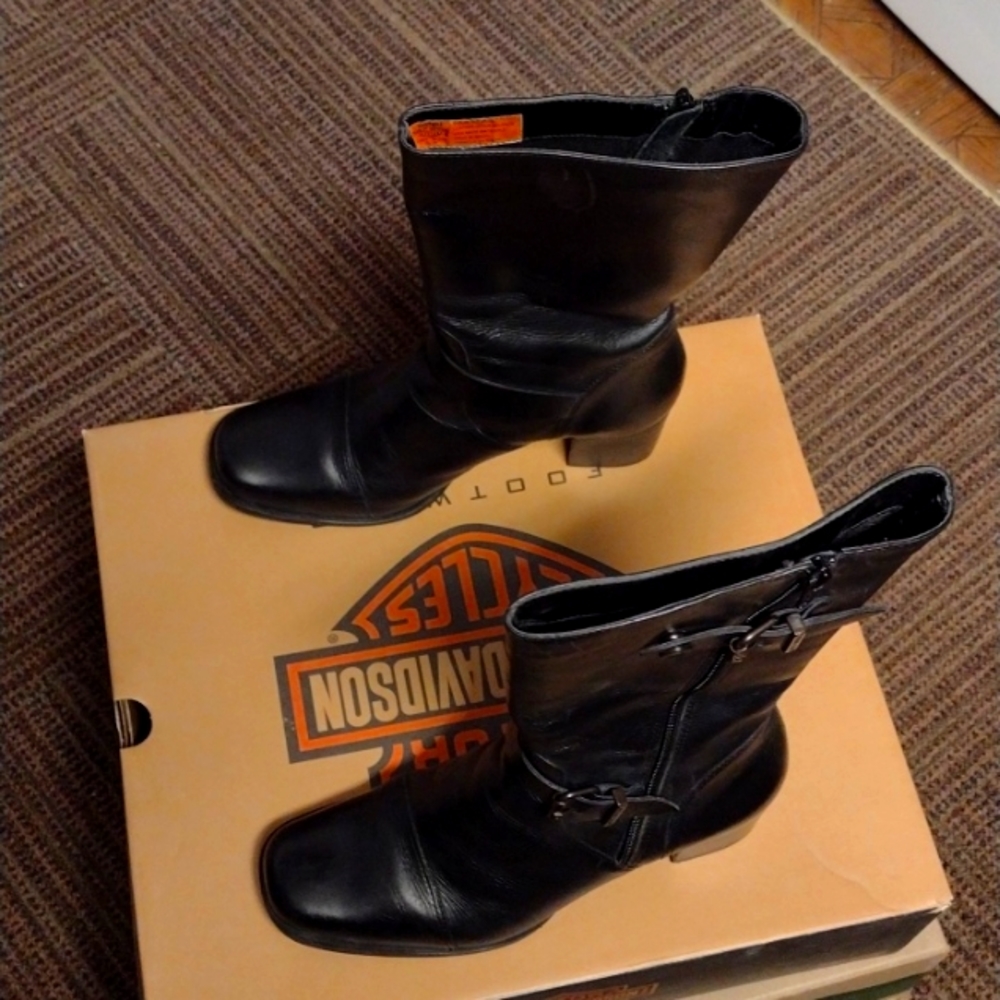 Ladies Harley Davidson Riding Boots